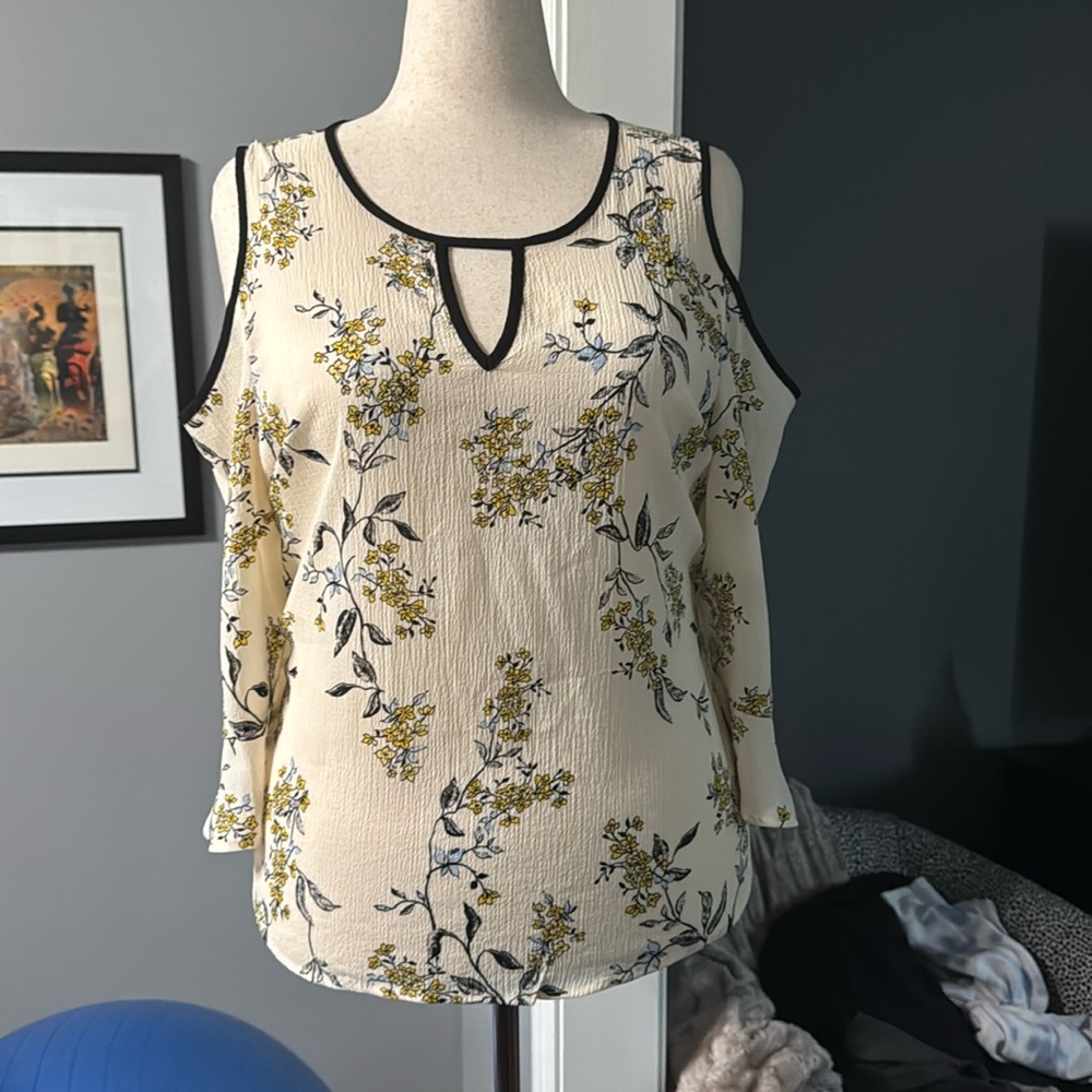 Maurice’s Cold Shoulder Crepe Top